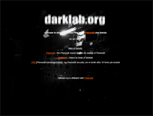 Tablet Screenshot of darklab.org